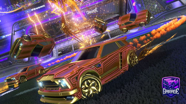 A Rocket League car design from topcuracy7