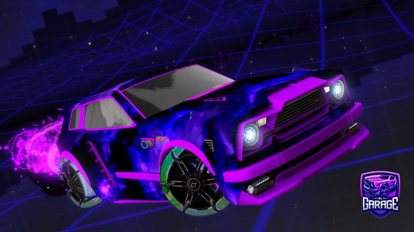 A Rocket League car design from Fluffyfire123