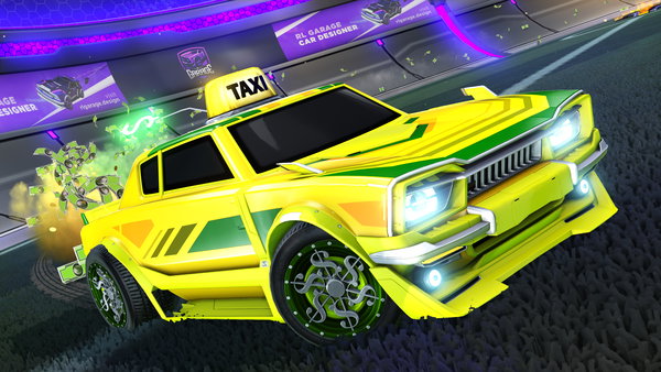 A Rocket League car design from ItzMeNo4h