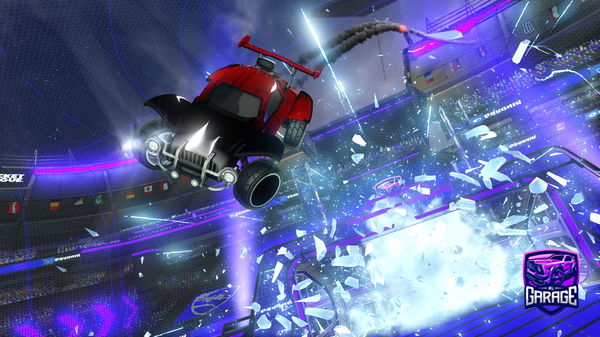 A Rocket League car design from black_11