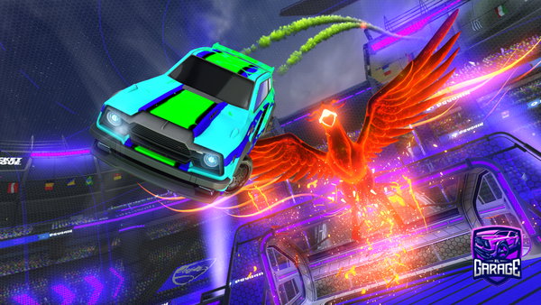 A Rocket League car design from Tecnikaz