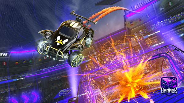 A Rocket League car design from Mathieu93240