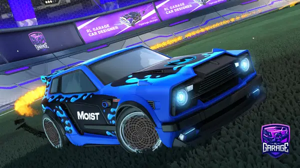 A Rocket League car design from NetfishHun