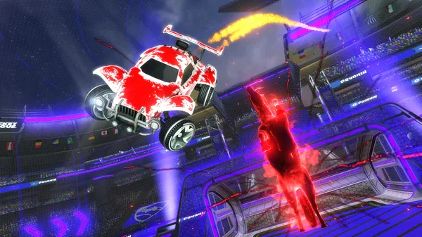 A Rocket League car design from BaconBoii