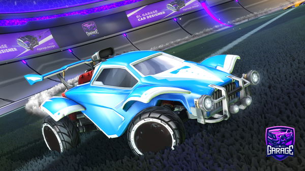 A Rocket League car design from MKHon60fpshaha