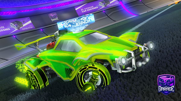 A Rocket League car design from Kartka123