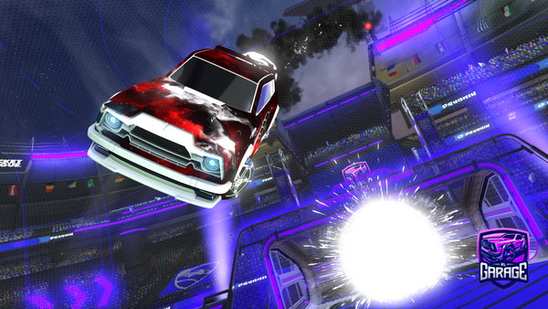 A Rocket League car design from HRH11
