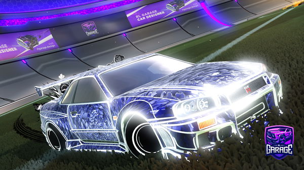 A Rocket League car design from Bcracked1