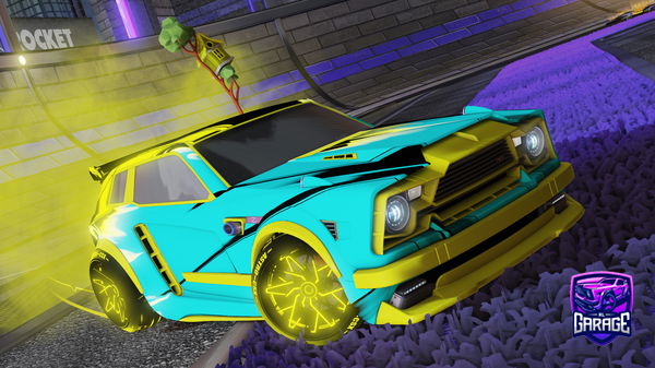 A Rocket League car design from carbonario
