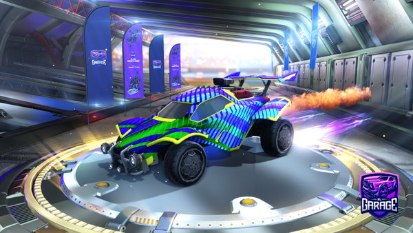 A Rocket League car design from Hellojustgot12515
