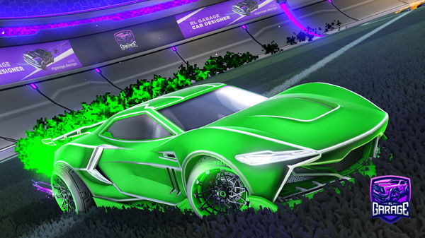 A Rocket League car design from dangerduck