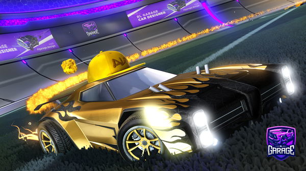 A Rocket League car design from LarzandLuna24