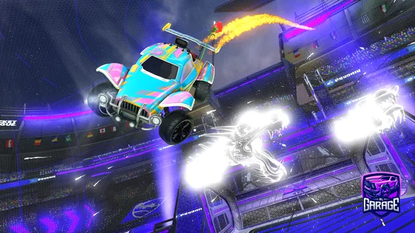 A Rocket League car design from crbzvrskvdksbvkfb