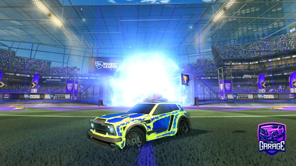 A Rocket League car design from DogTroopr