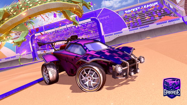 A Rocket League car design from TheCuscuna