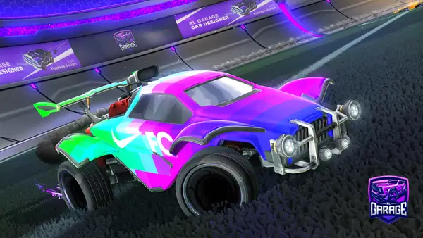 A Rocket League car design from vulpine_thunder
