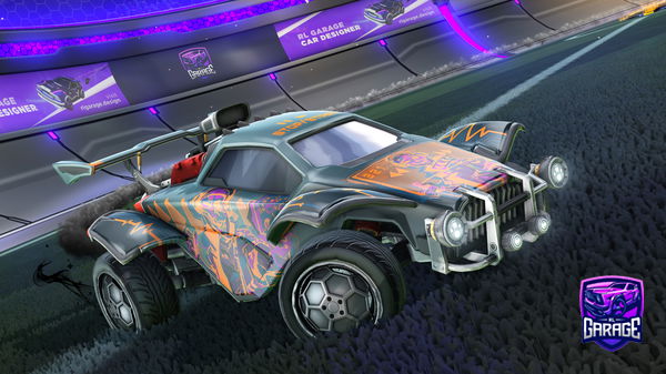 A Rocket League car design from Qjad