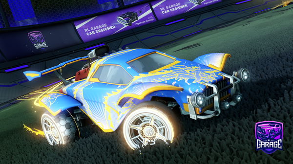 A Rocket League car design from randomzguy