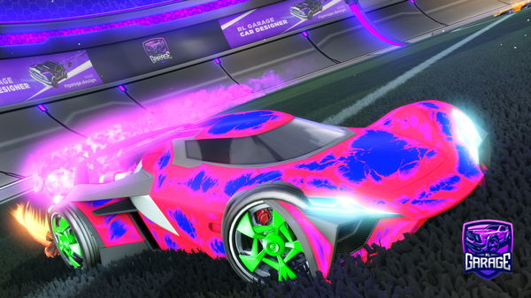 A Rocket League car design from Freestyleiscool