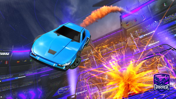 A Rocket League car design from -Mouni-