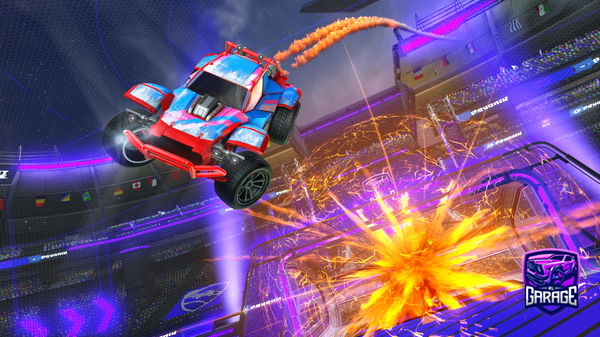 A Rocket League car design from FrenchFryGuy31