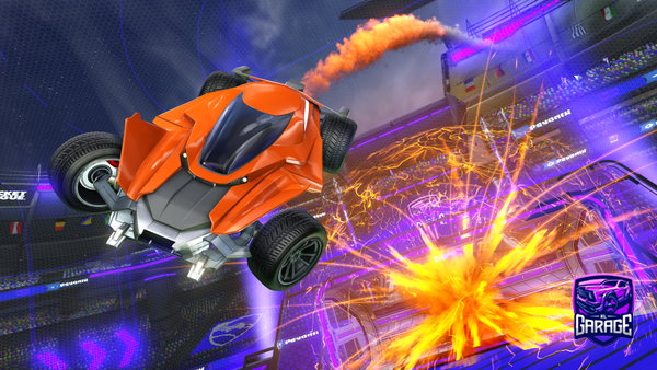 A Rocket League car design from Rafty_