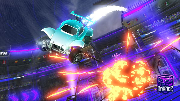 A Rocket League car design from Kromedome688