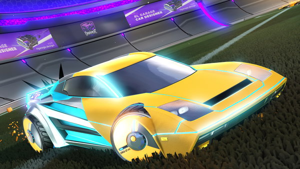 A Rocket League car design from GhostedMando10