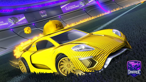 A Rocket League car design from ARAxZOMBIE