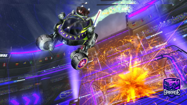 A Rocket League car design from Worm2020