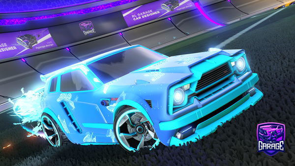 A Rocket League car design from Sparkzy12645