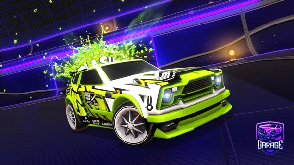 A Rocket League car design from Naputtelia