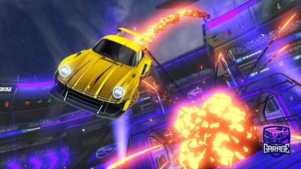 A Rocket League car design from Taggbulle