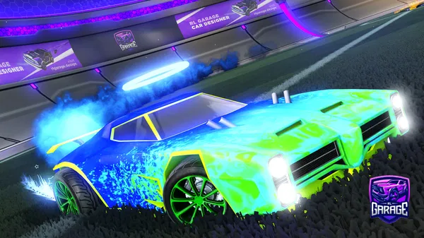 A Rocket League car design from WFE_POIM