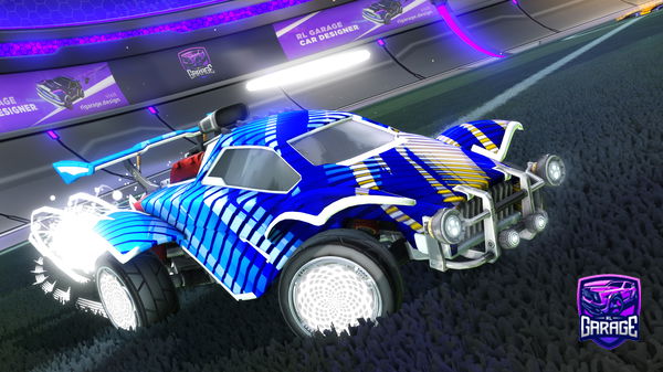 A Rocket League car design from Harrybaseball33