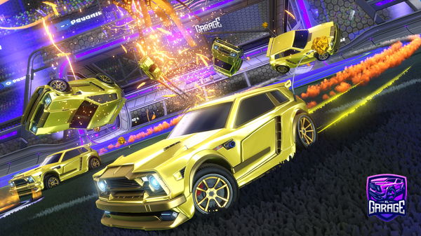 A Rocket League car design from Niitsujj