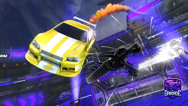 A Rocket League car design from FiveMold