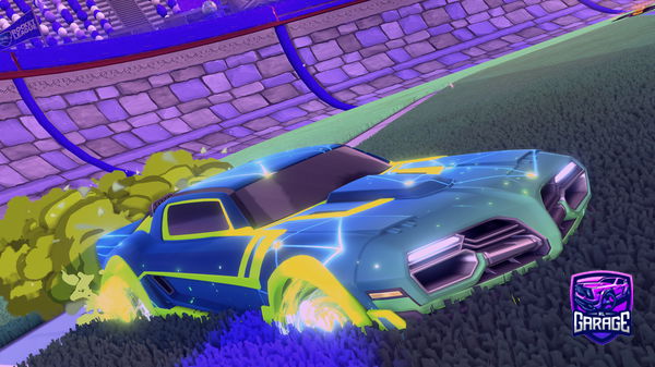A Rocket League car design from hep9254