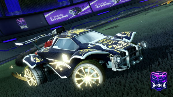 A Rocket League car design from Kieranlivi8