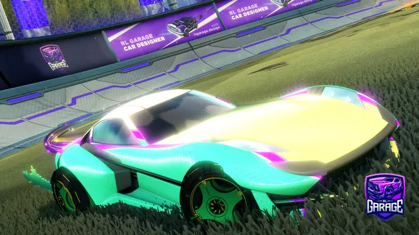 A Rocket League car design from Treble