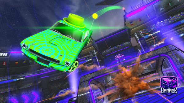 A Rocket League car design from ShAdOwW01f