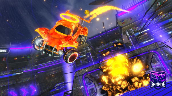 A Rocket League car design from DPpower11