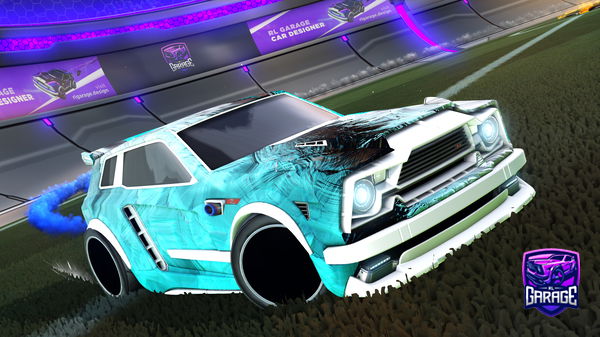 A Rocket League car design from rlperson12354