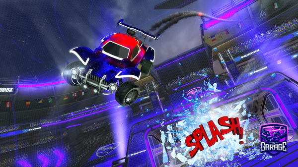 A Rocket League car design from sinttu