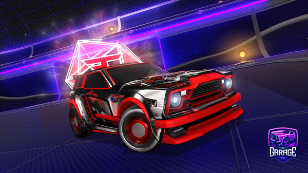 A Rocket League car design from busmadboy