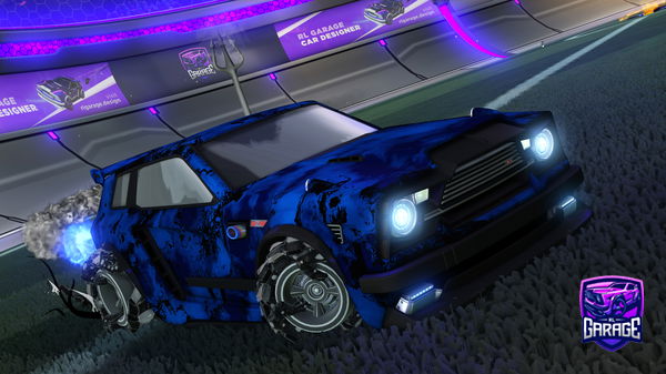 A Rocket League car design from DoomChipmunk