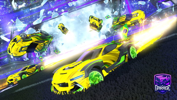 A Rocket League car design from LeandroNunes