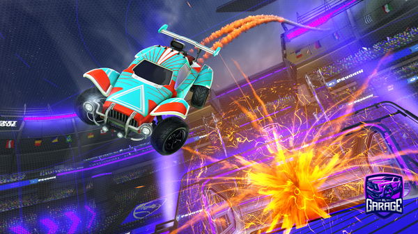 A Rocket League car design from cdelga