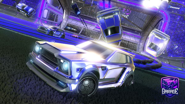 A Rocket League car design from Waffled