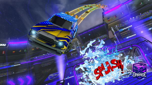 A Rocket League car design from Joepoo77